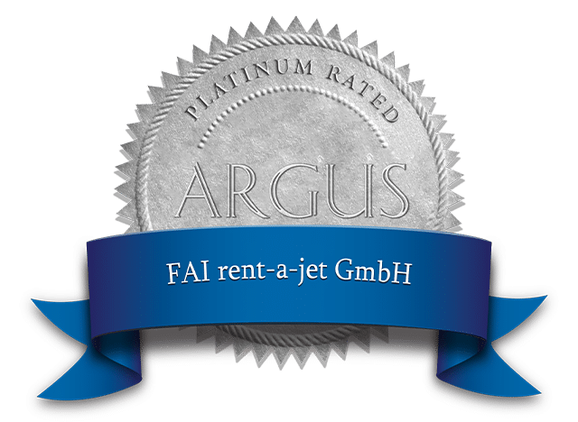 FAI rent-a-jet ARGUS Platinum Rated